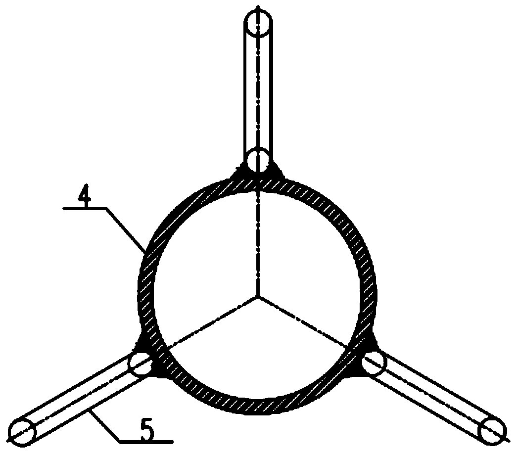 Waterproof structure for shield-method tunnel anti-floating anchor rod node