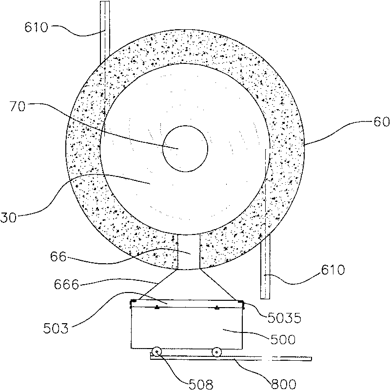 Heat conductive oil furnace using emulsifying coke mortar vortex burning device