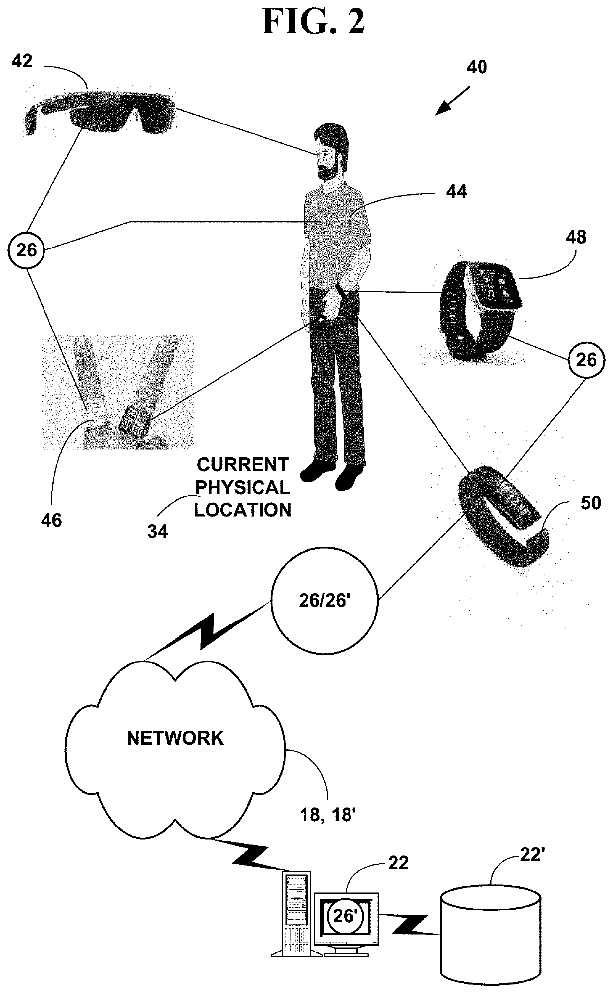 Method and system for locating a network device connected to a proxy network device in an emergency situation