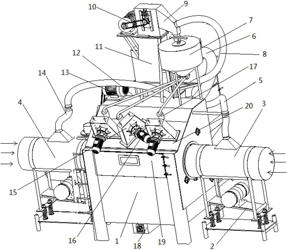 Local ventilation and purification treatment device for clean room