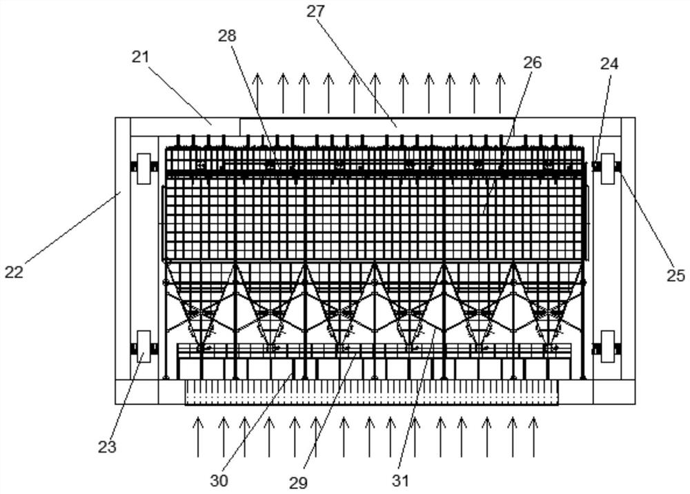 Local ventilation and purification treatment device for clean room