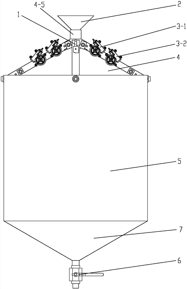 An adjustable atomizing bucket based on water atomization method for powder production