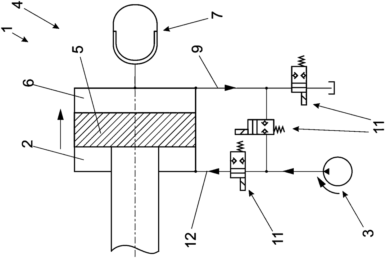 Piston-cylinder unit used for forming machine and forming machine