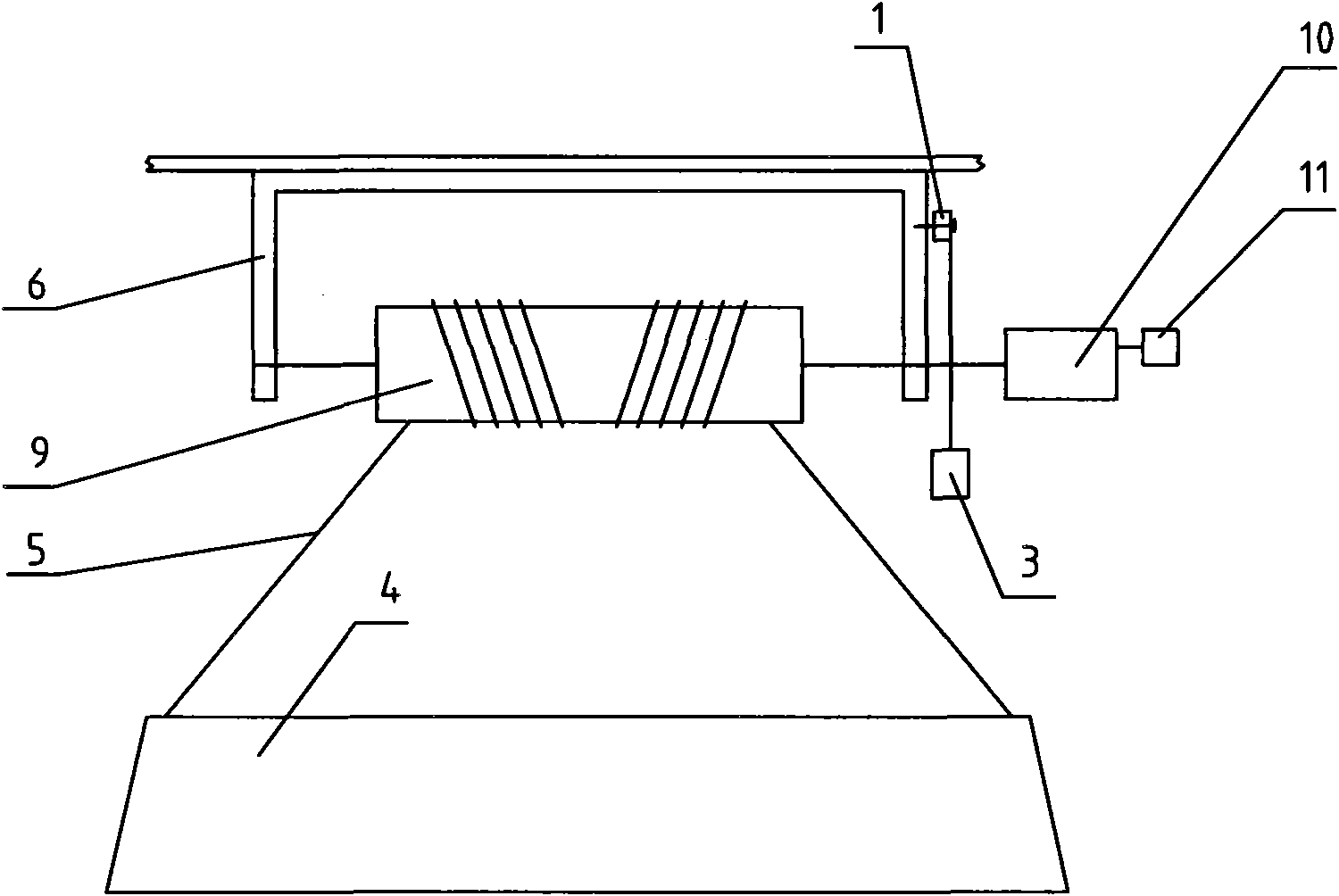 Lift control device of electric clothing storage cradle