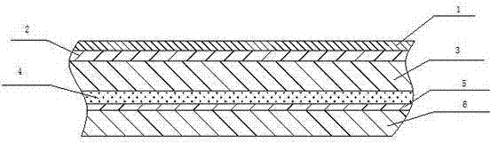 Imitation aluminum wiredrawing composition membrane