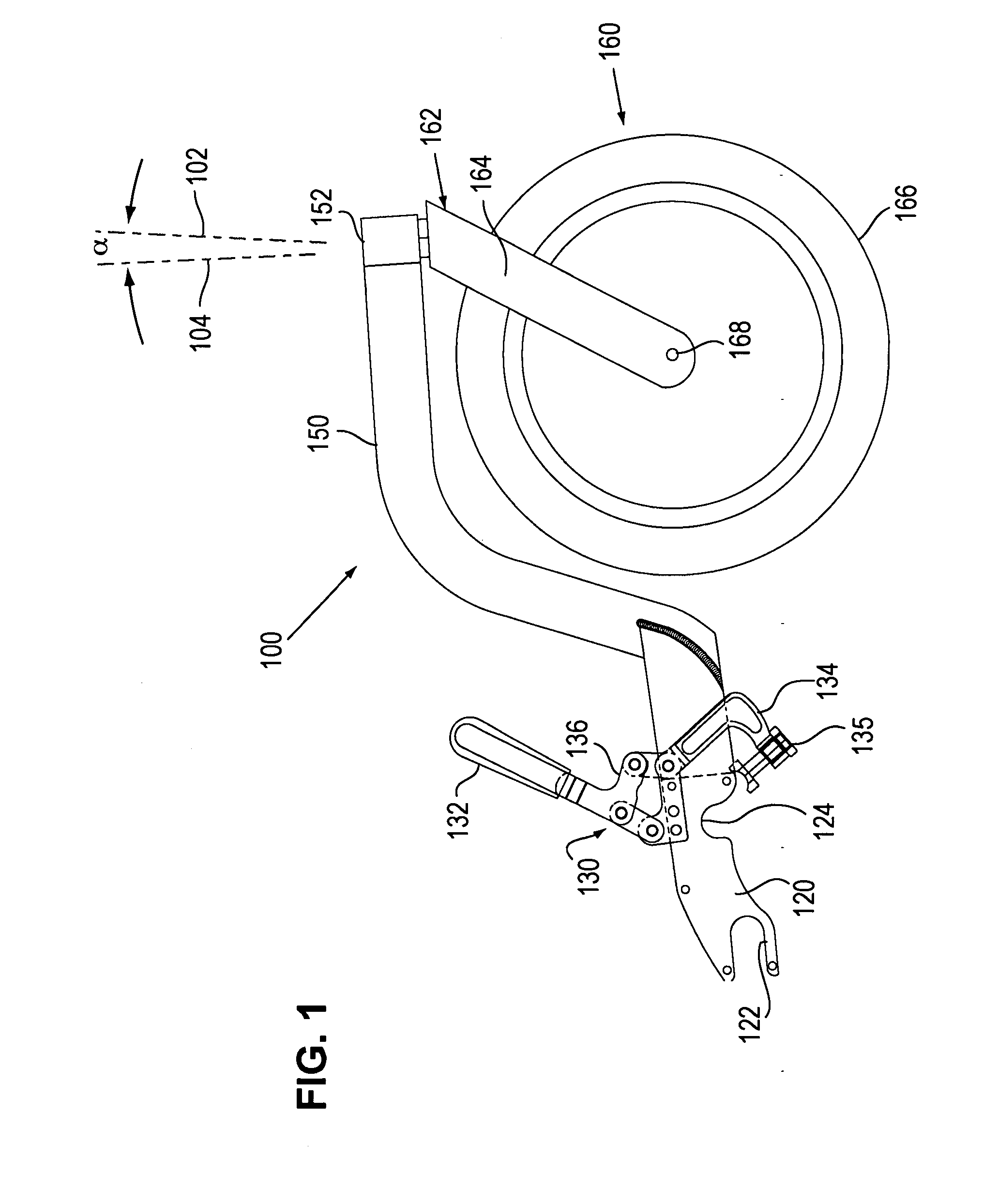 All terrain adapter for a wheelchair