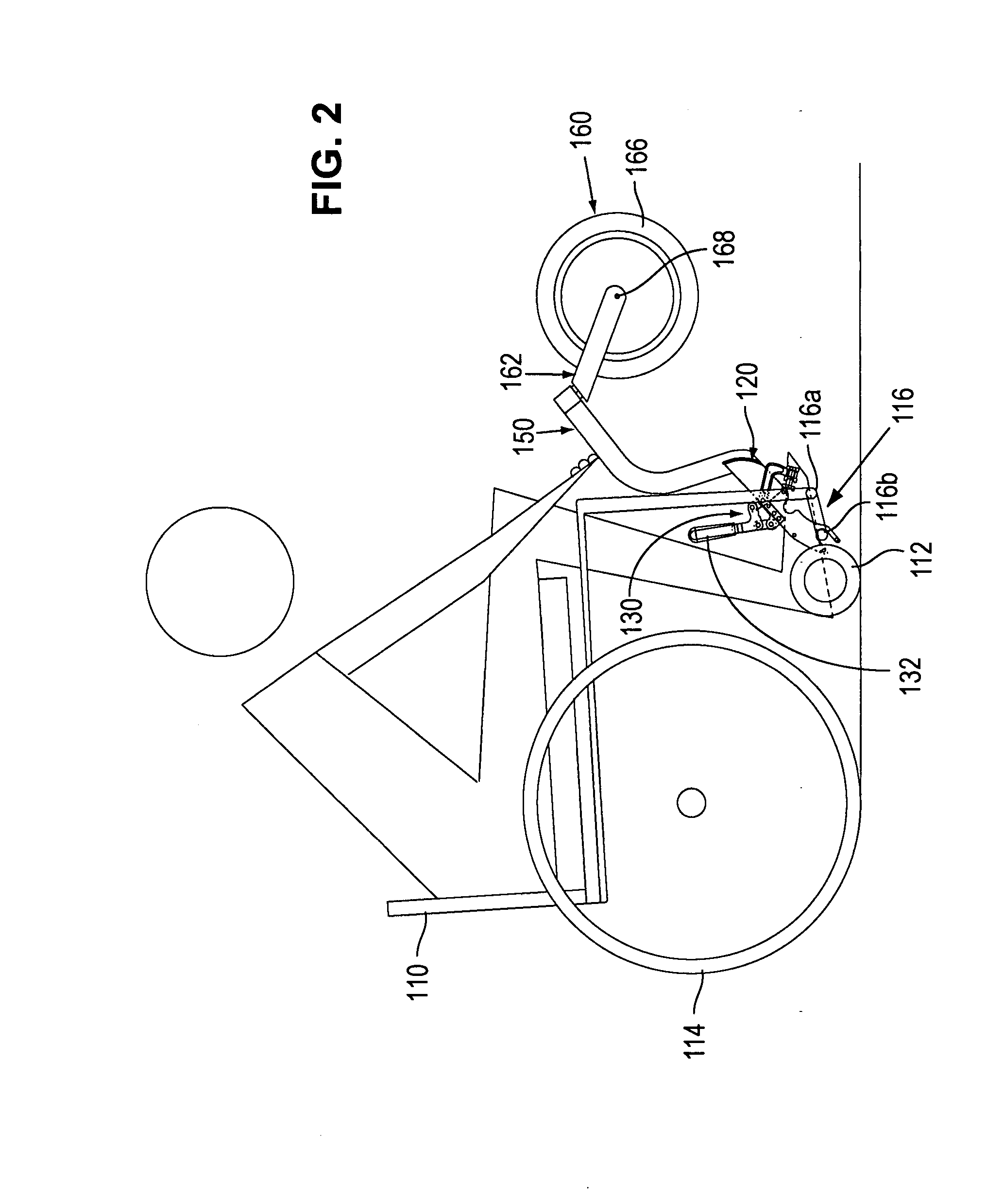 All terrain adapter for a wheelchair