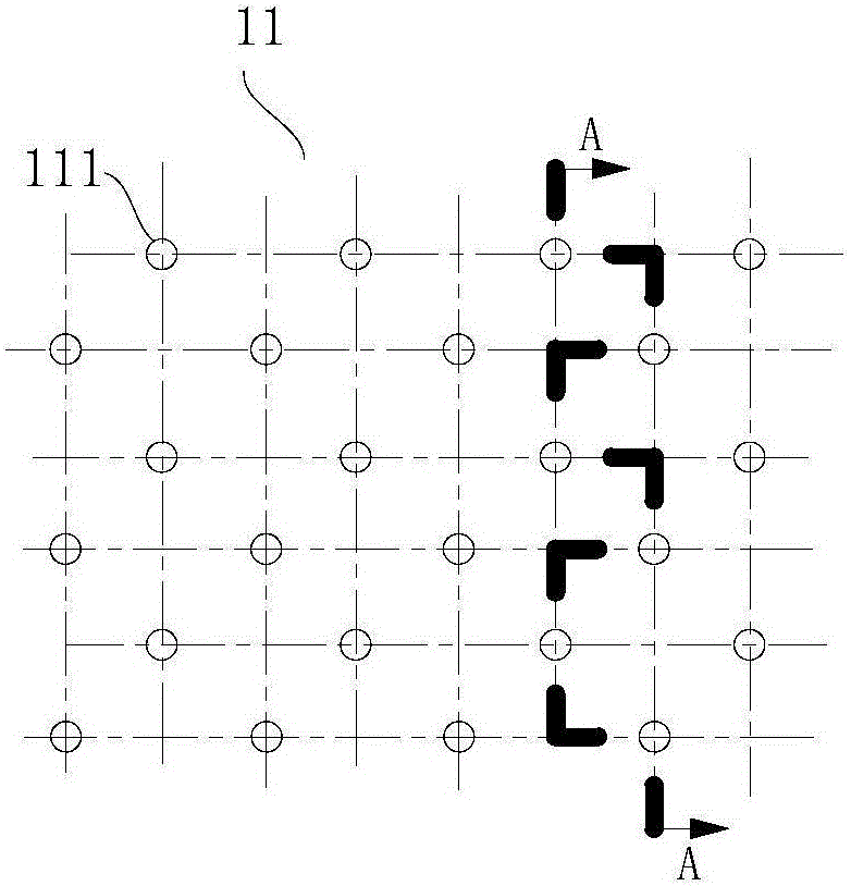 Thermal perforating device for plastic film