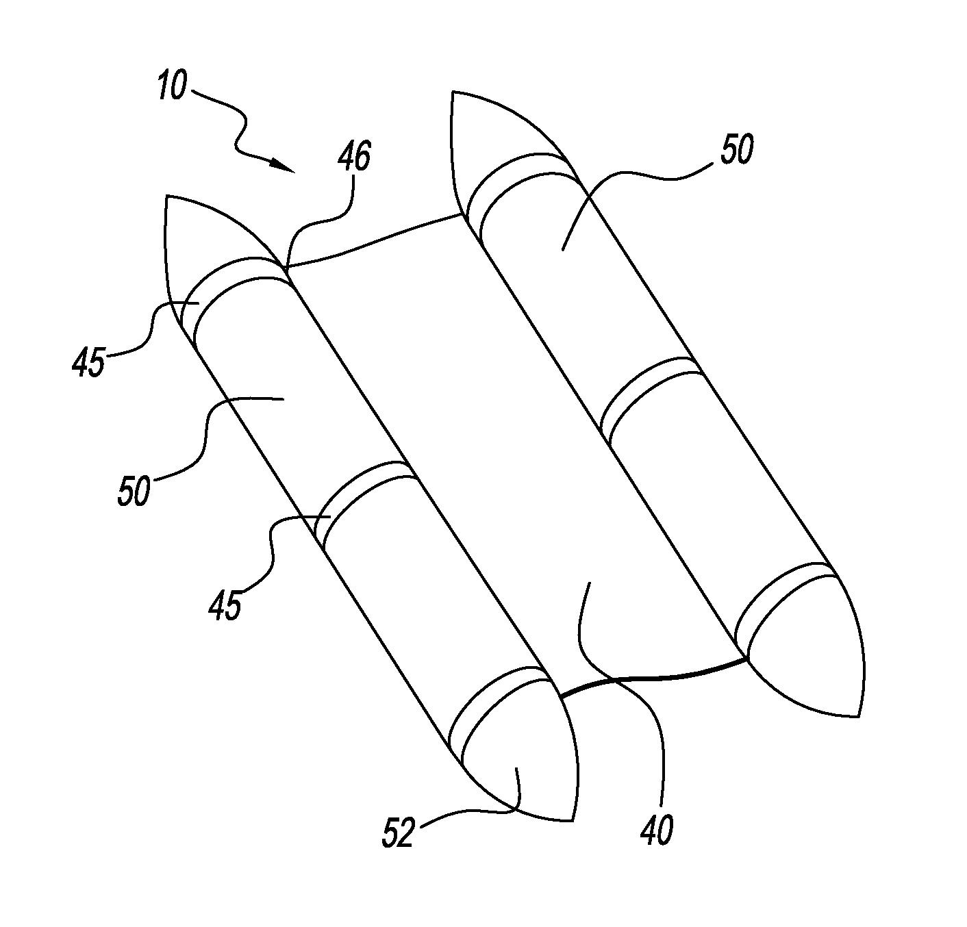 Patient transporter with sponsons