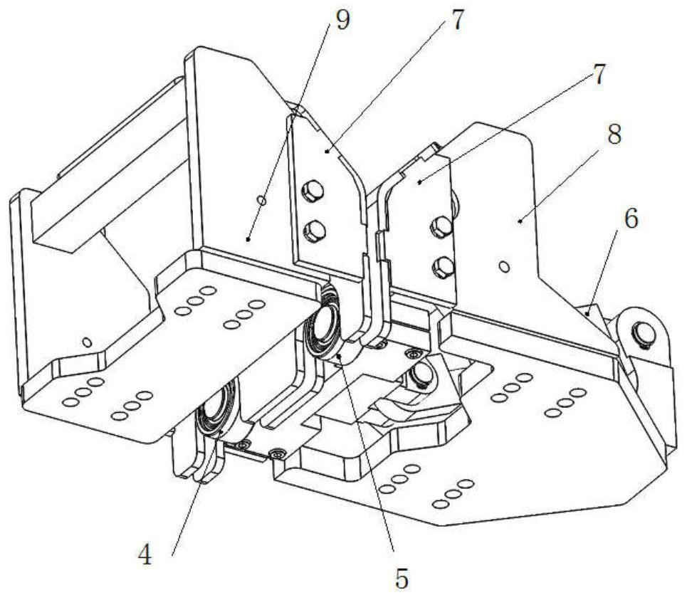 Wire coil bundling angle bead filling anti-scratch device and bundling method