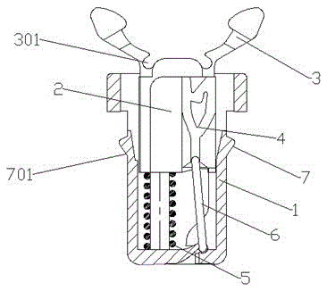 Self-locking door holder