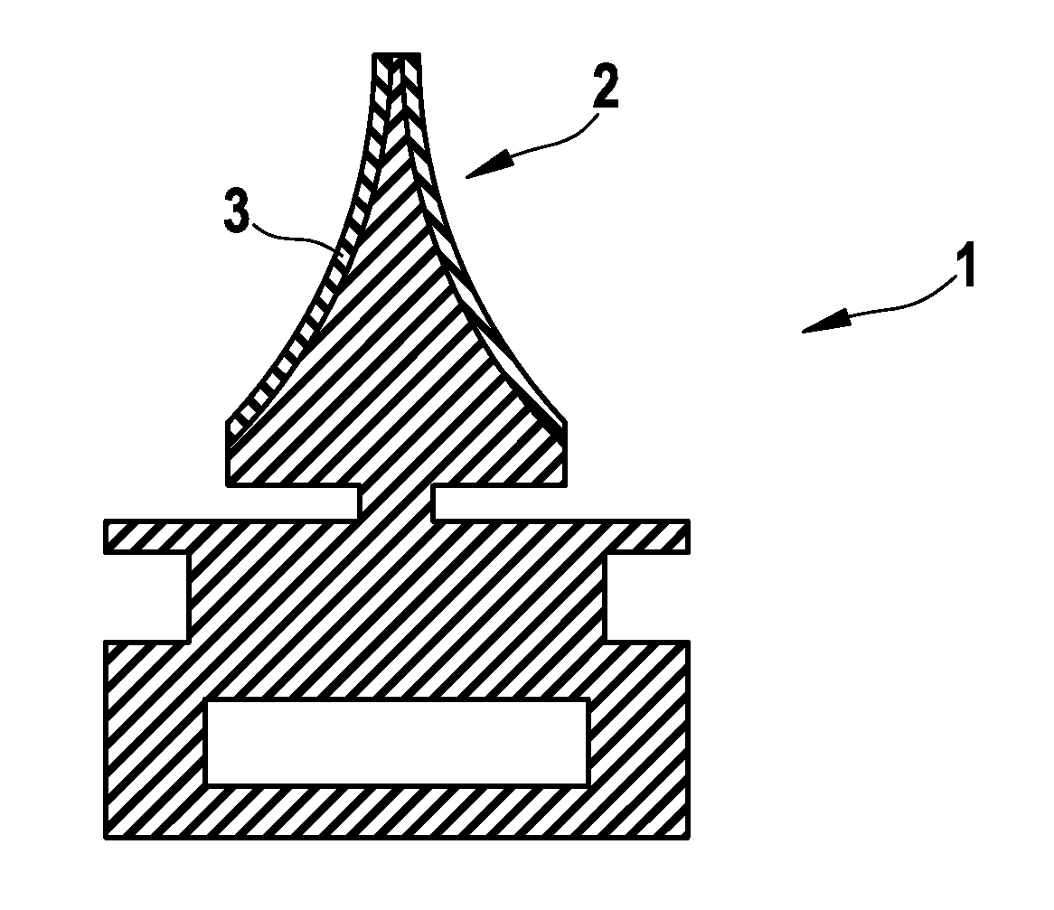 Wiper blade rubber and method for the production thereof