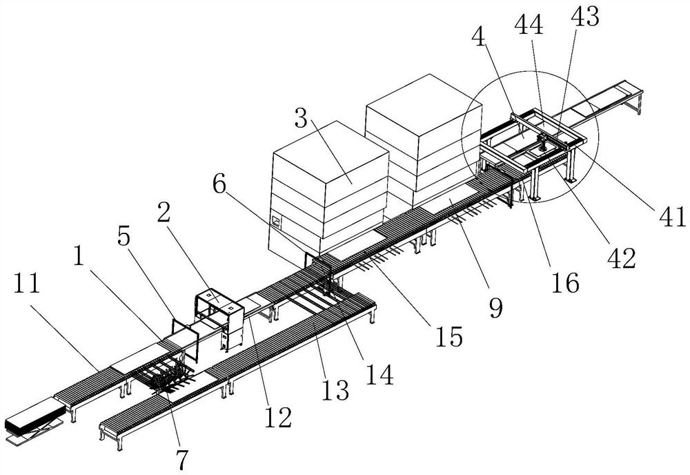 Intelligent sorting system and working method thereof