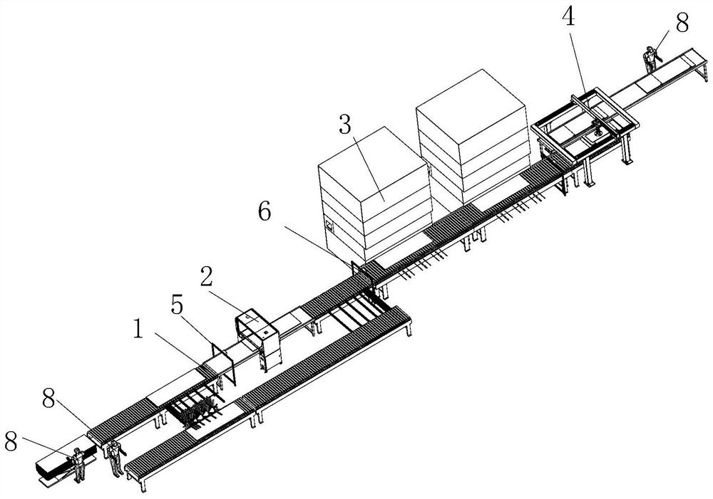 Intelligent sorting system and working method thereof