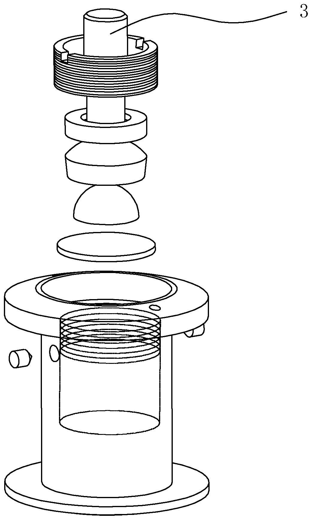 Cable structure barge joint adjustment device