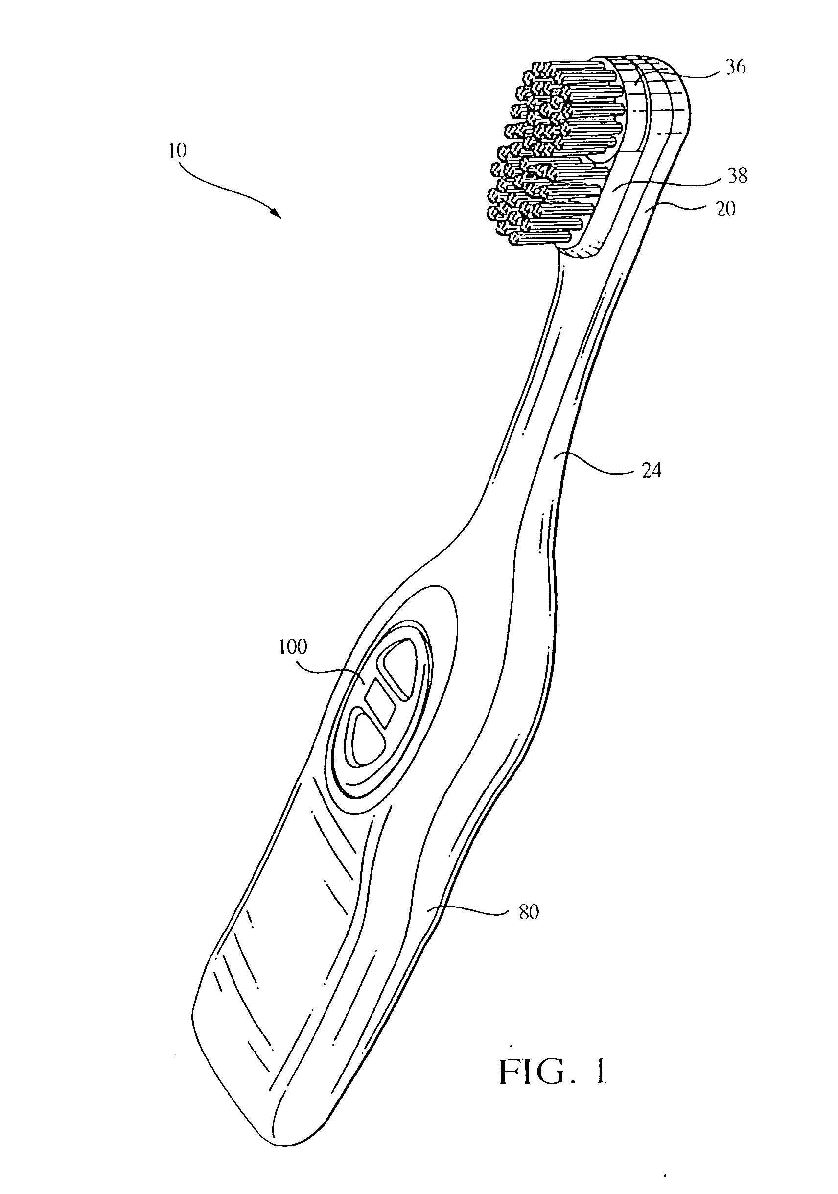 Electric toothbrushes and packages containing same