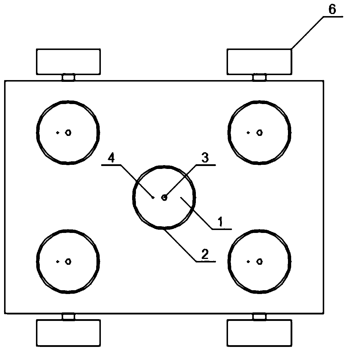 Vortex ring jet flow and negative pressure regulation and control method for crawling type photovoltaic cleaning robot