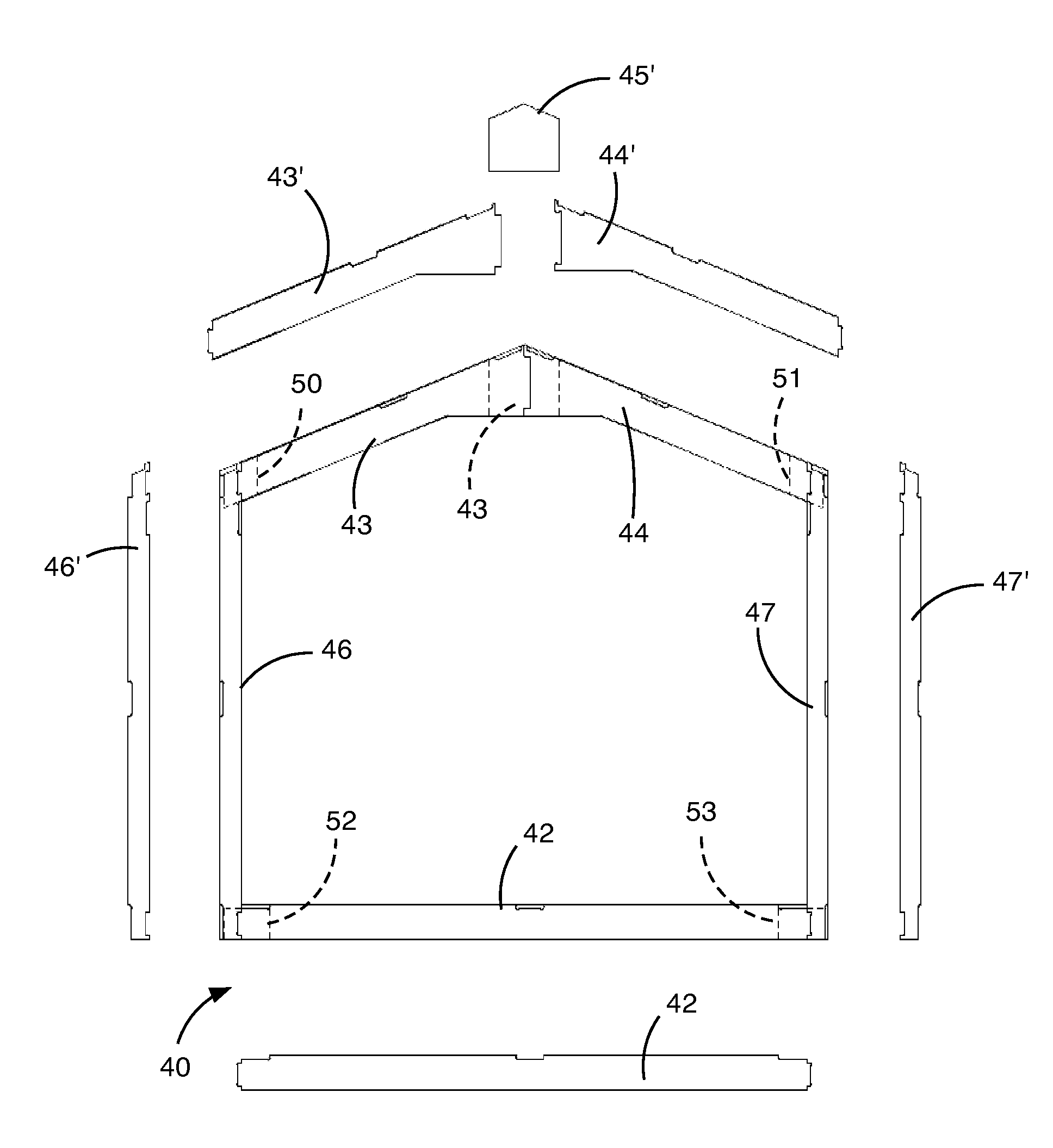 Interlocking building structure