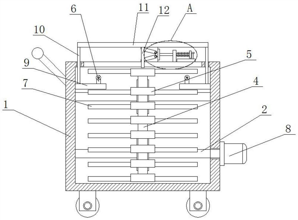 A pin transfer transport device