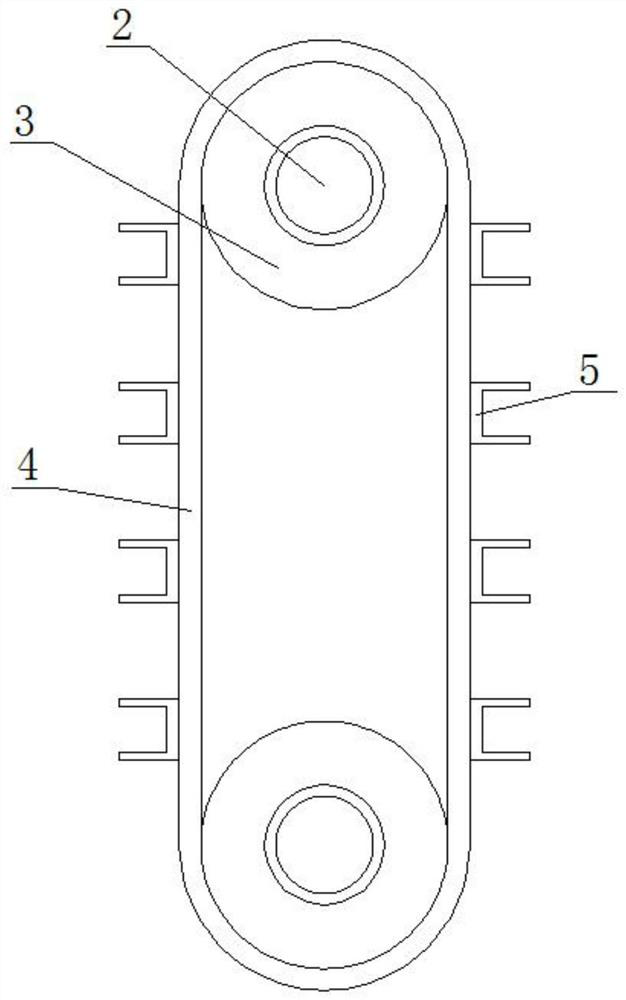 A pin transfer transport device