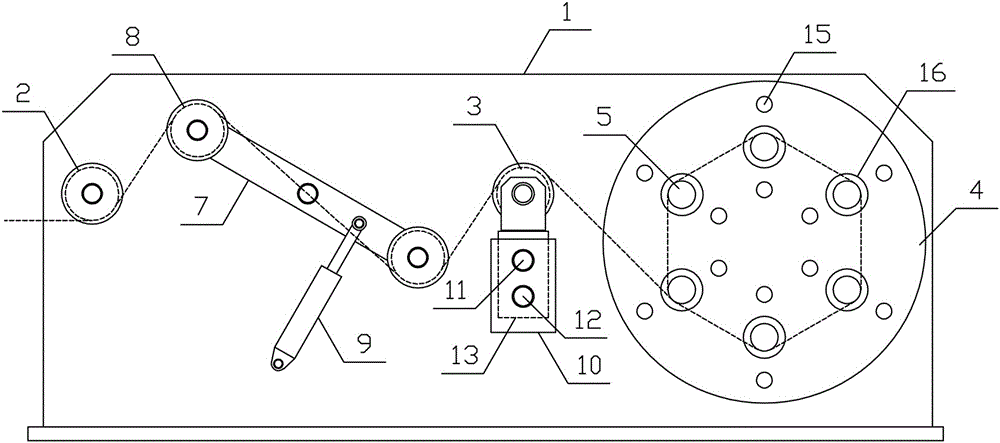 Yarn conveying and winding mechanism