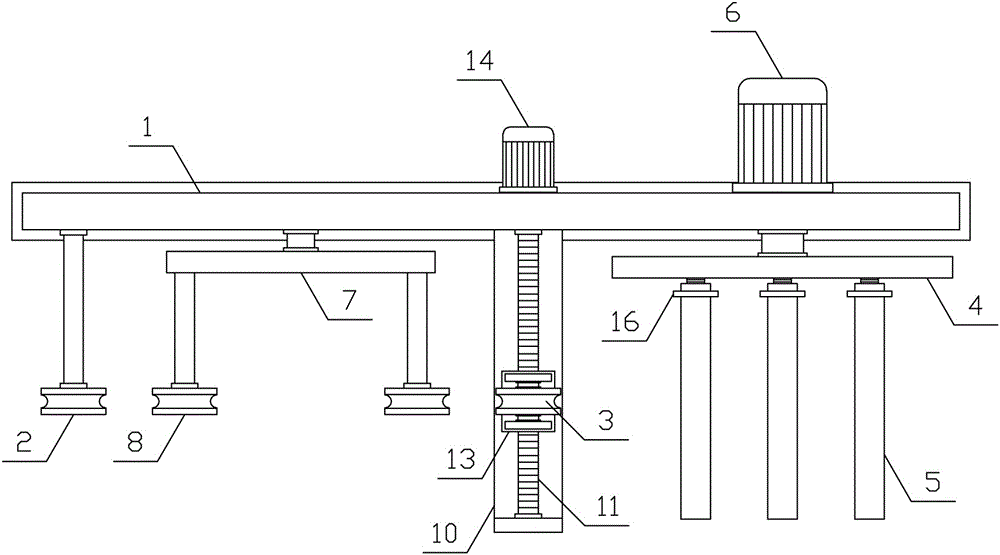 Yarn conveying and winding mechanism