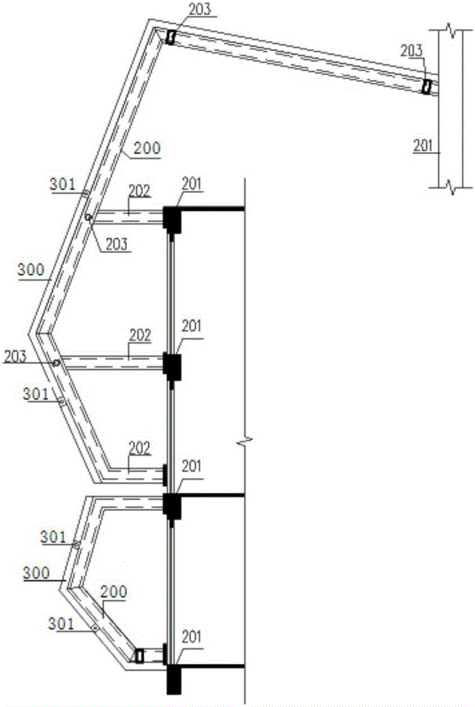 Foldable external sun-shading system of building