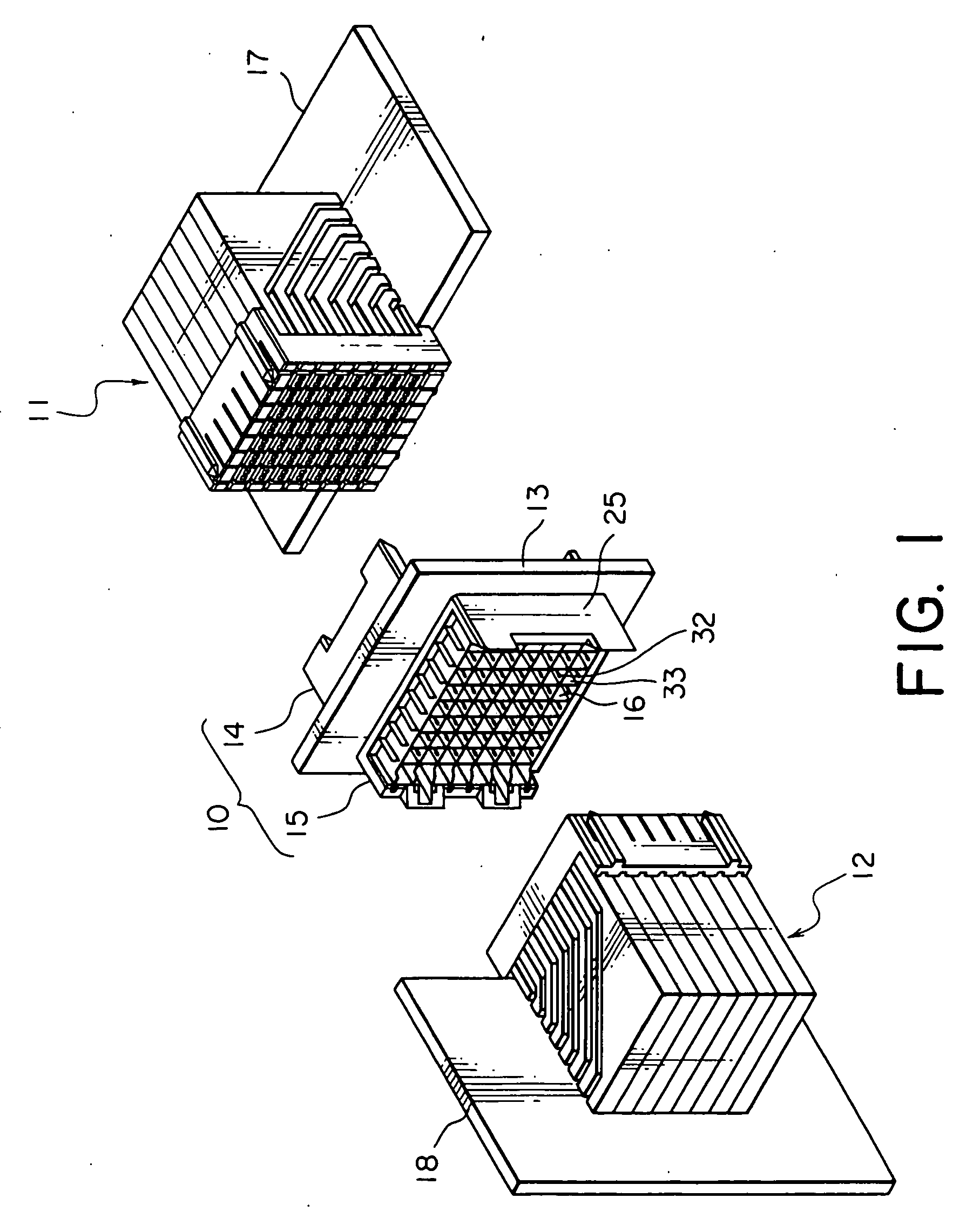 Connector to be mounted to a board and ground structure of the connector