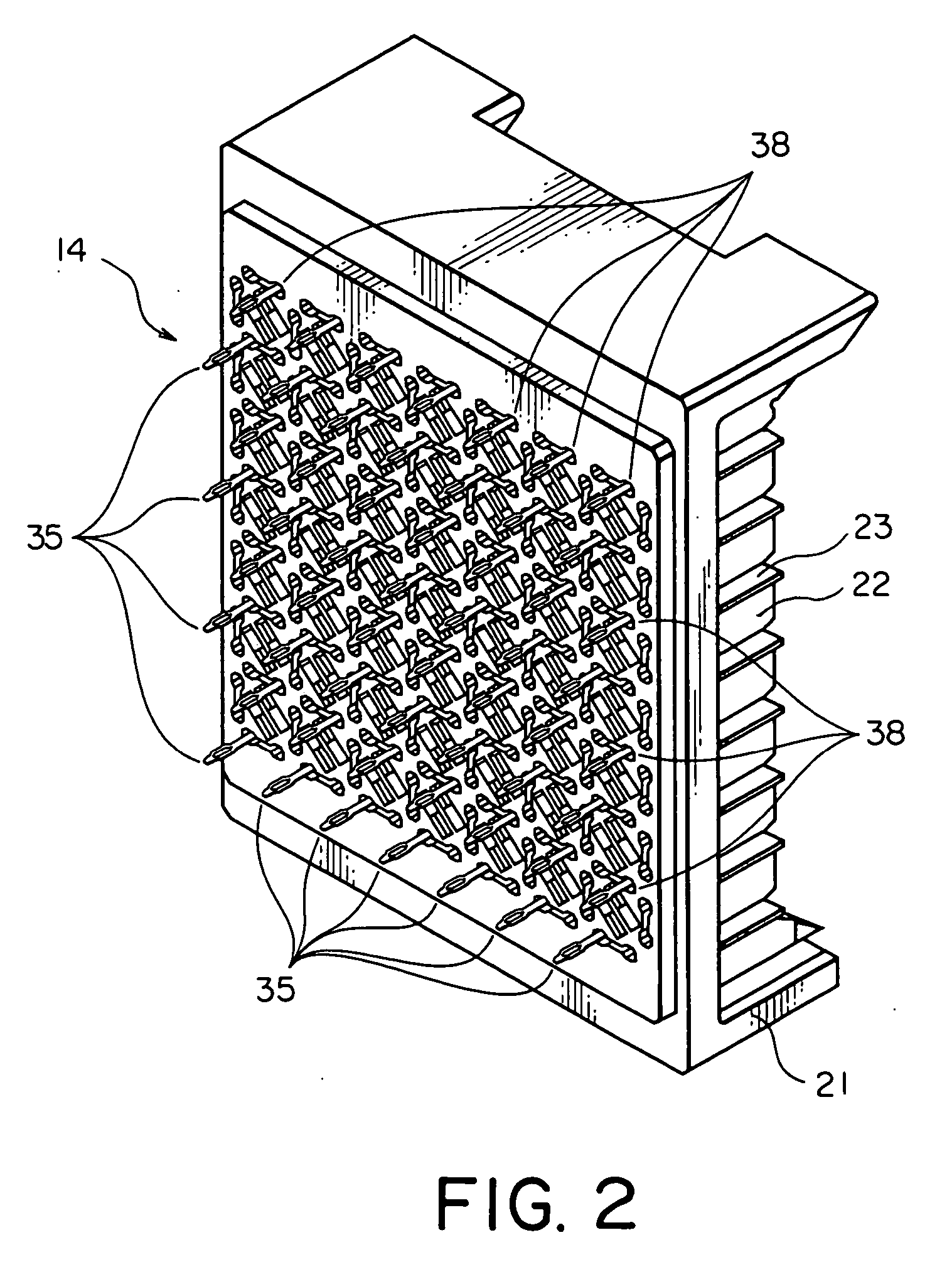 Connector to be mounted to a board and ground structure of the connector