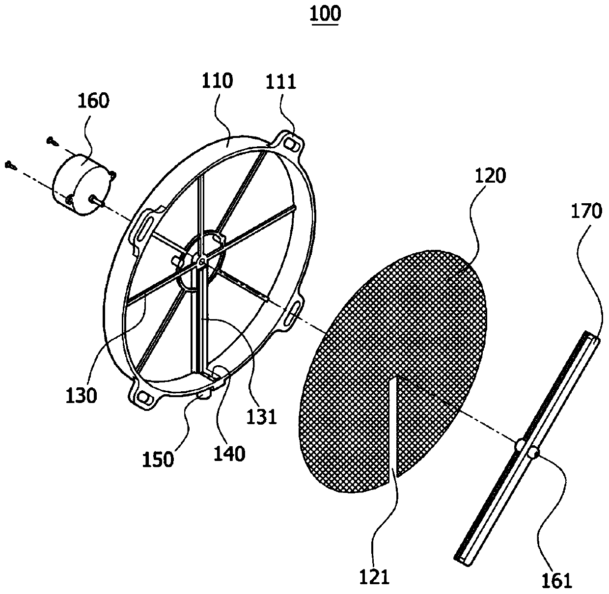 Filter structure capable of removing dust