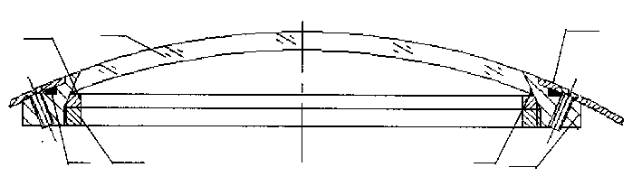 Cowl window device of supersonic skyborne nacelle