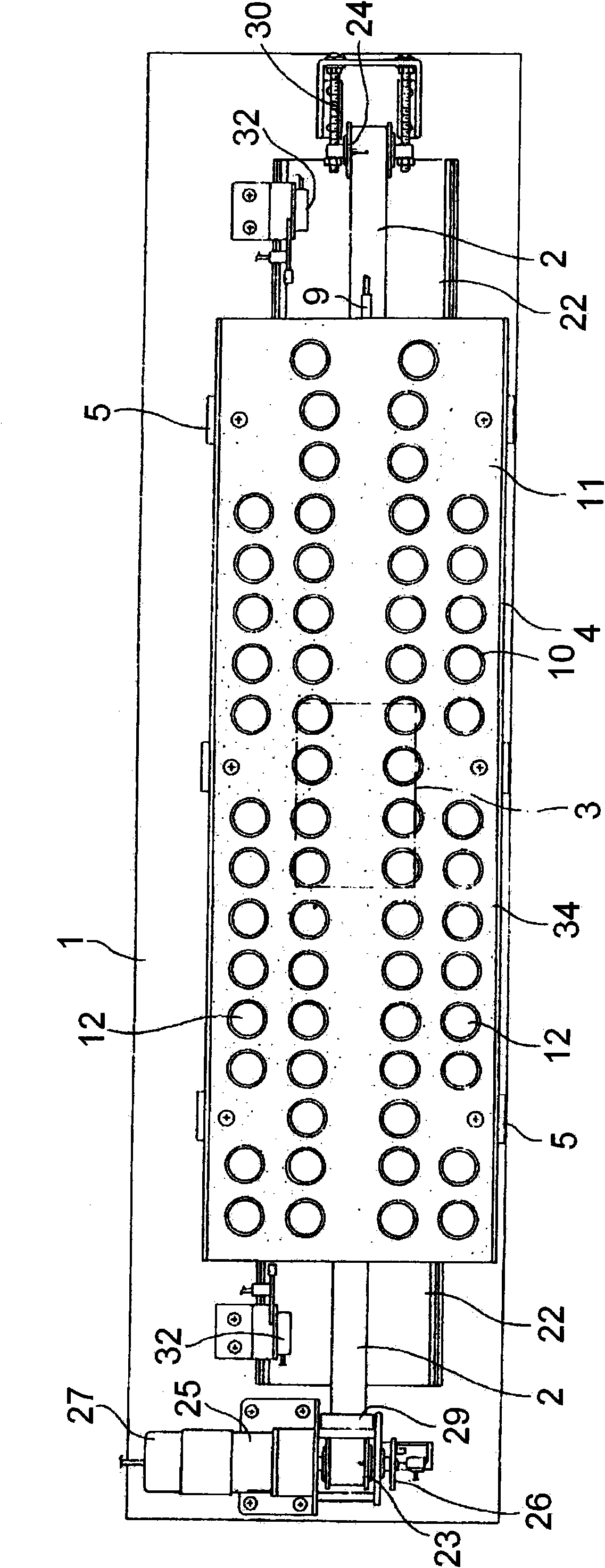 Acupoint finger-pressing massage bed