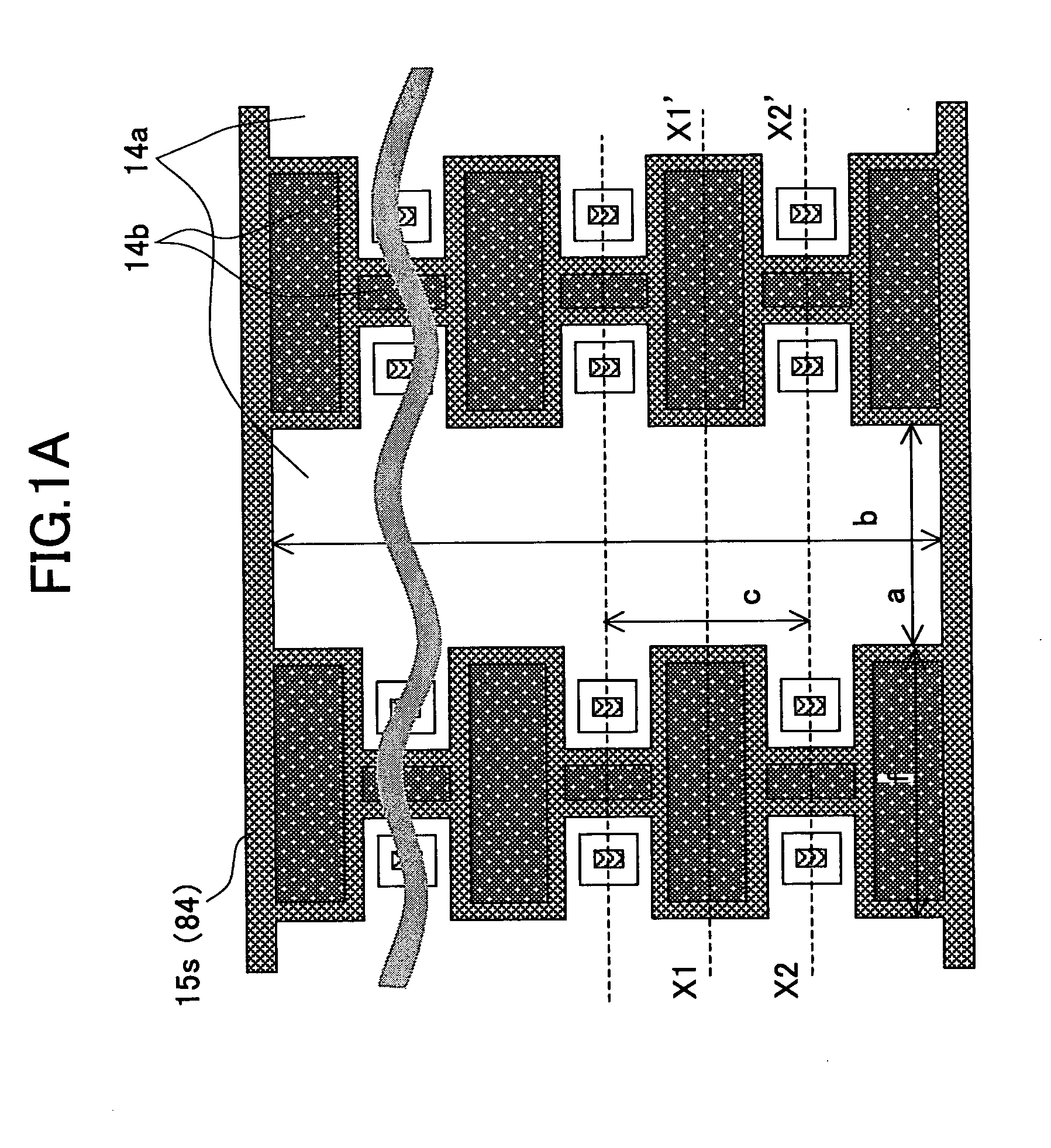 Electrostatic actuator formed by a semiconductor manufacturing process