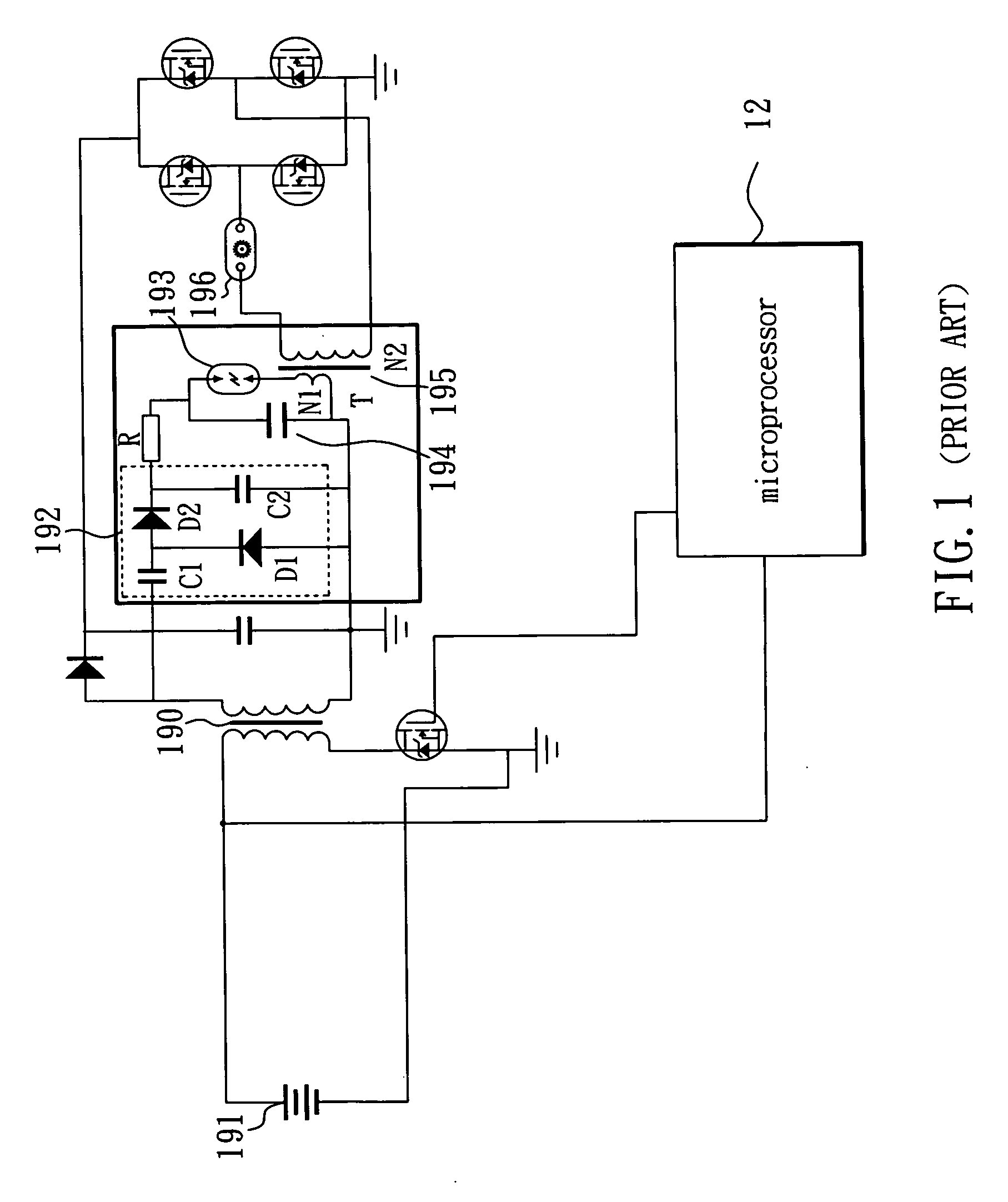 Low frequency triggered electronic ballast