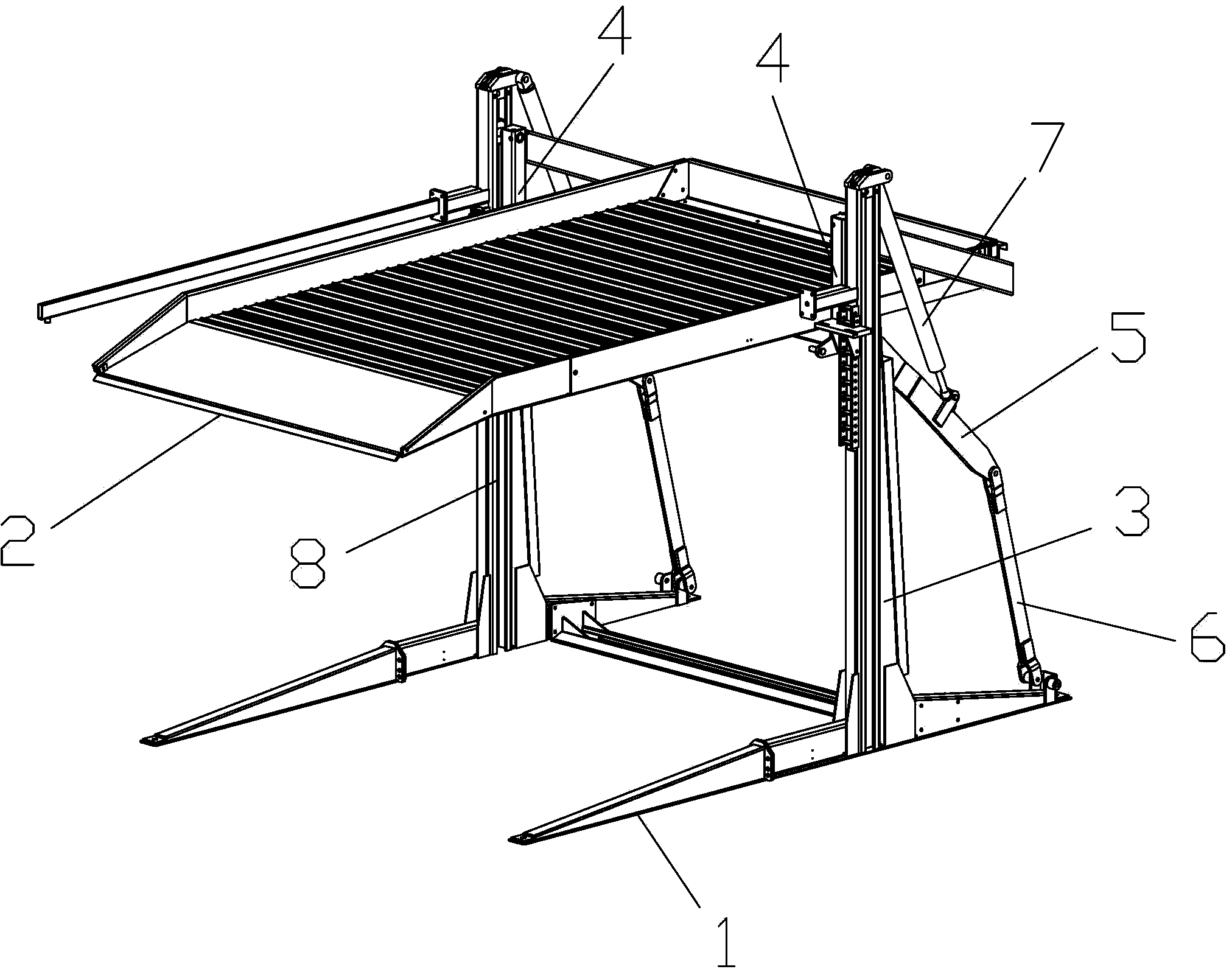 Quick lifting machine