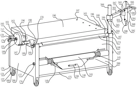 Operation method for detecting glass by using plate wheel turntable, thread lockpin and cylinder hammer