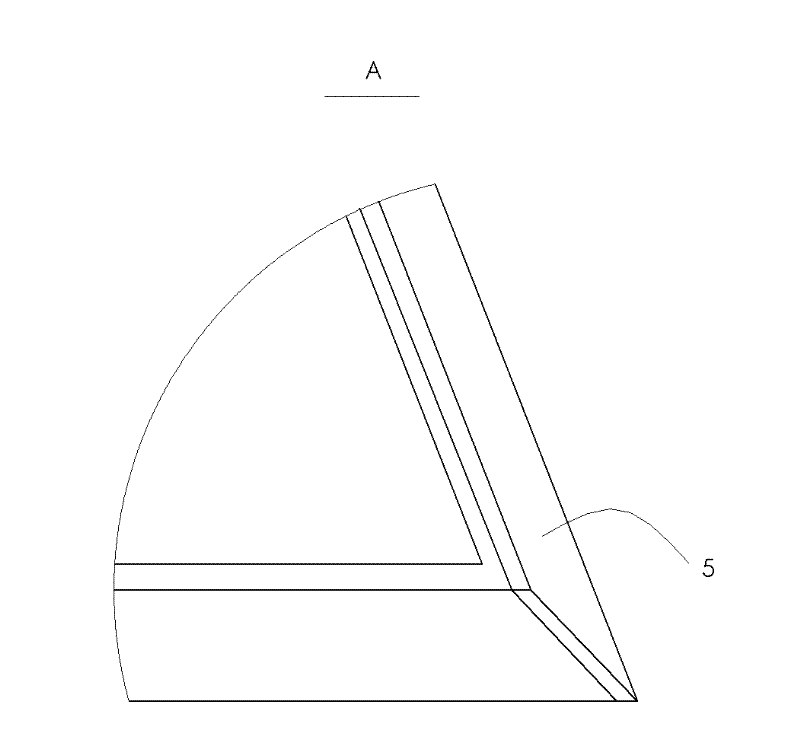 Fan-shaped foldable storage device for sea ice