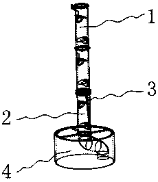 Green building garbage recovery anti-dust device