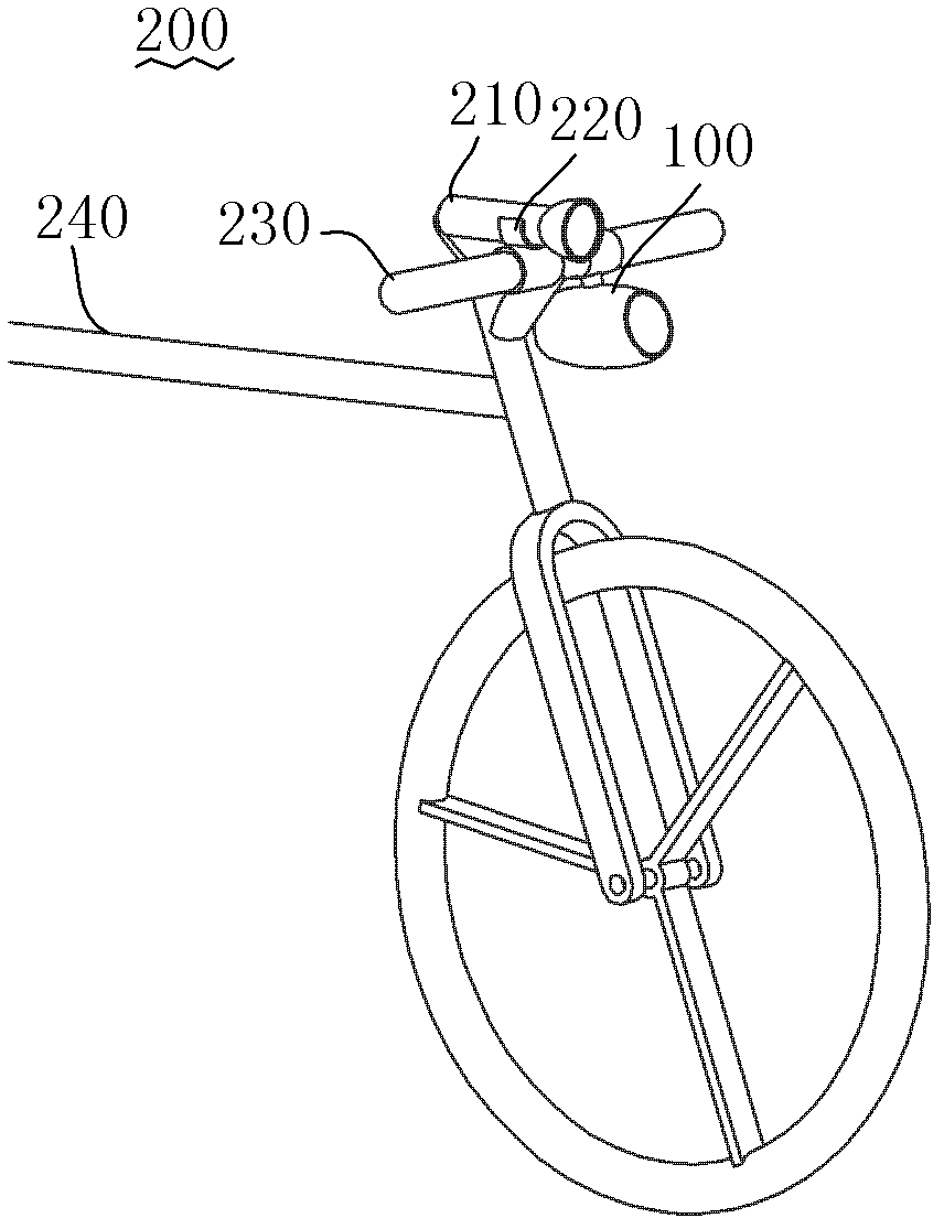 Chargeable lighting bicycle