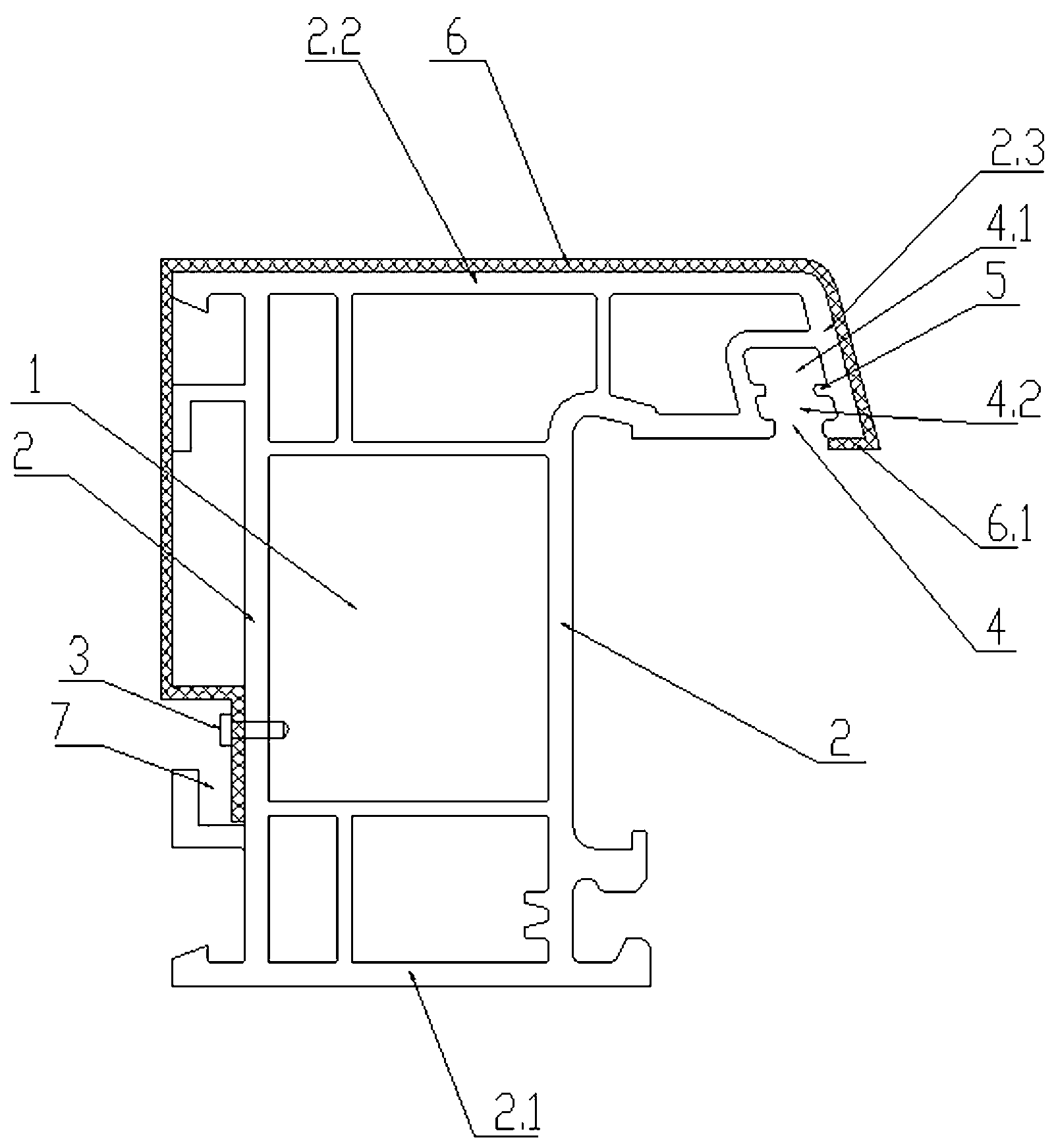 Plastic steel profile and production technology