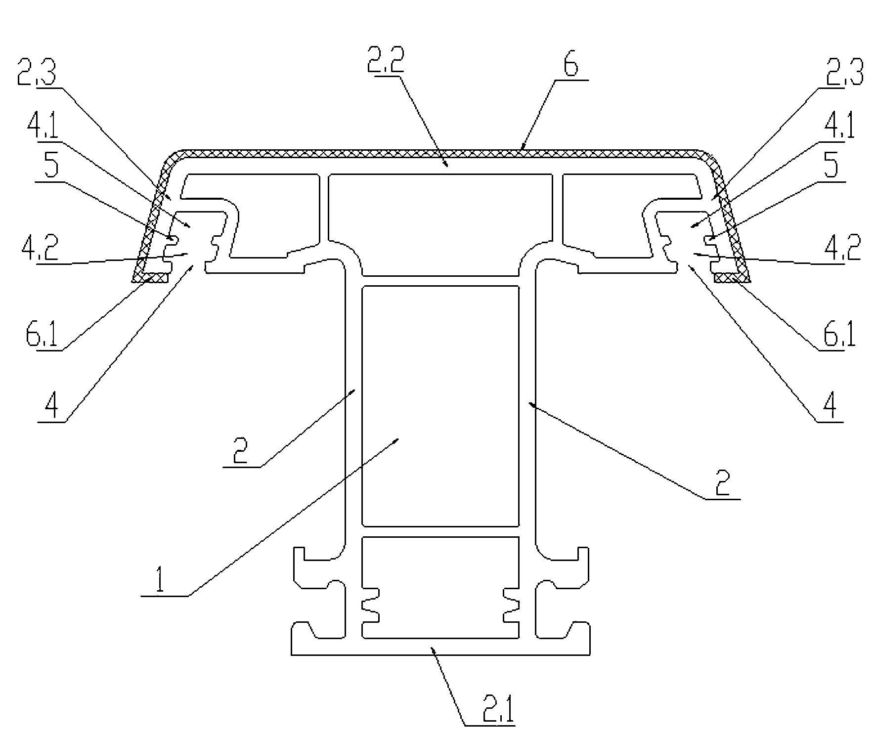 Plastic steel profile and production technology