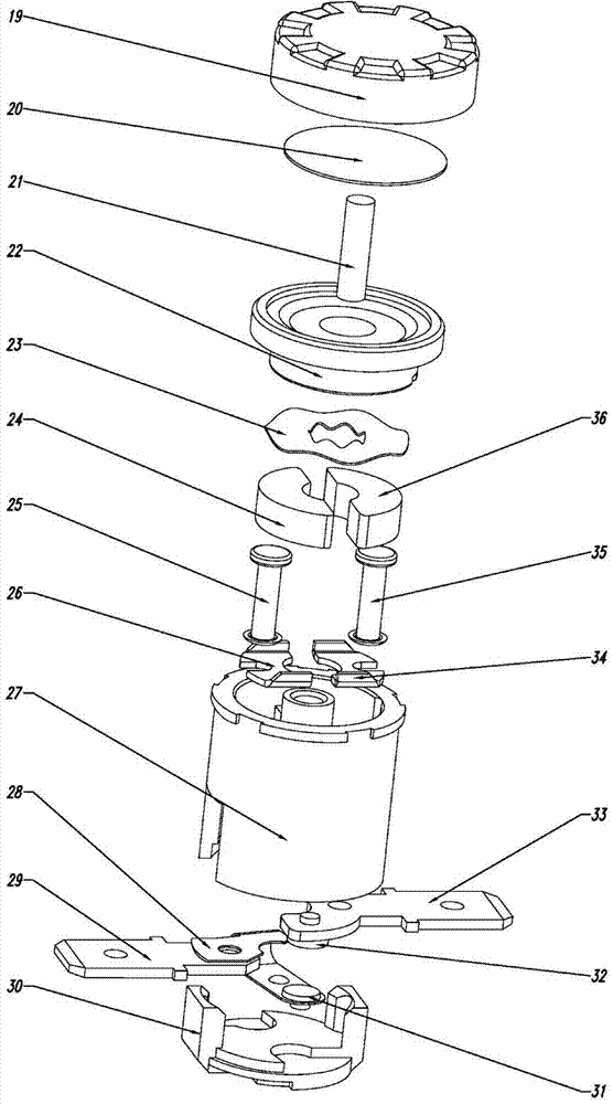 Short-circuited prevention power failure resetting type snap action thermostat