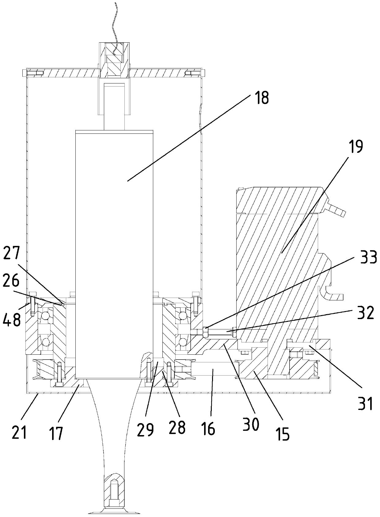 A honeycomb material ultrasonic cutting test platform