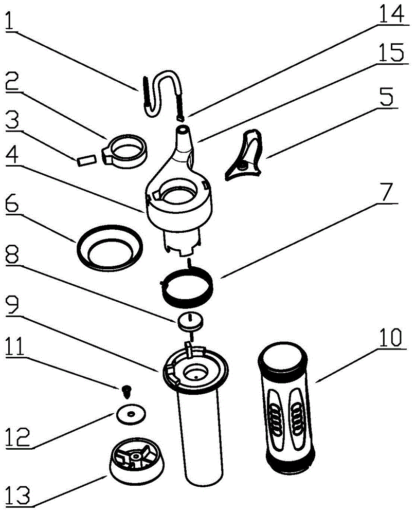 Manual control electronic throttle sensing module