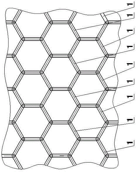 Titanium-based three-dimensional network structure artificial bone implant