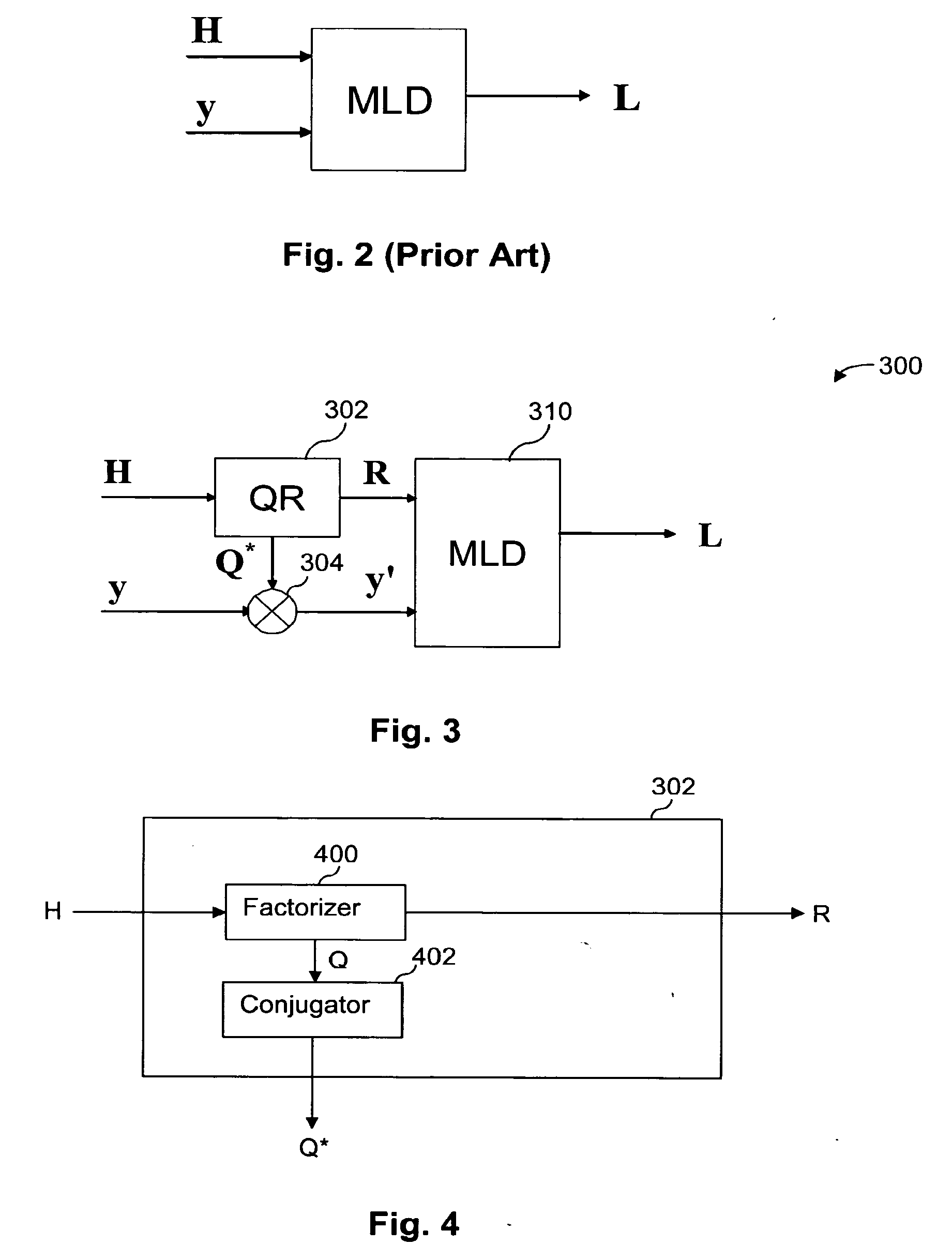 MIMO receiver using maximum likelihood detector in combination with qr decomposition