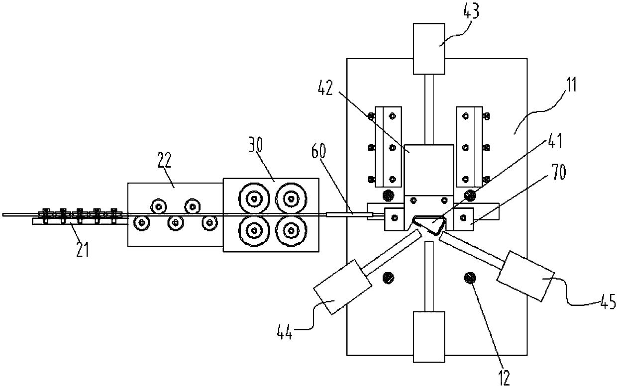 Numerical control bending integrated forming machine