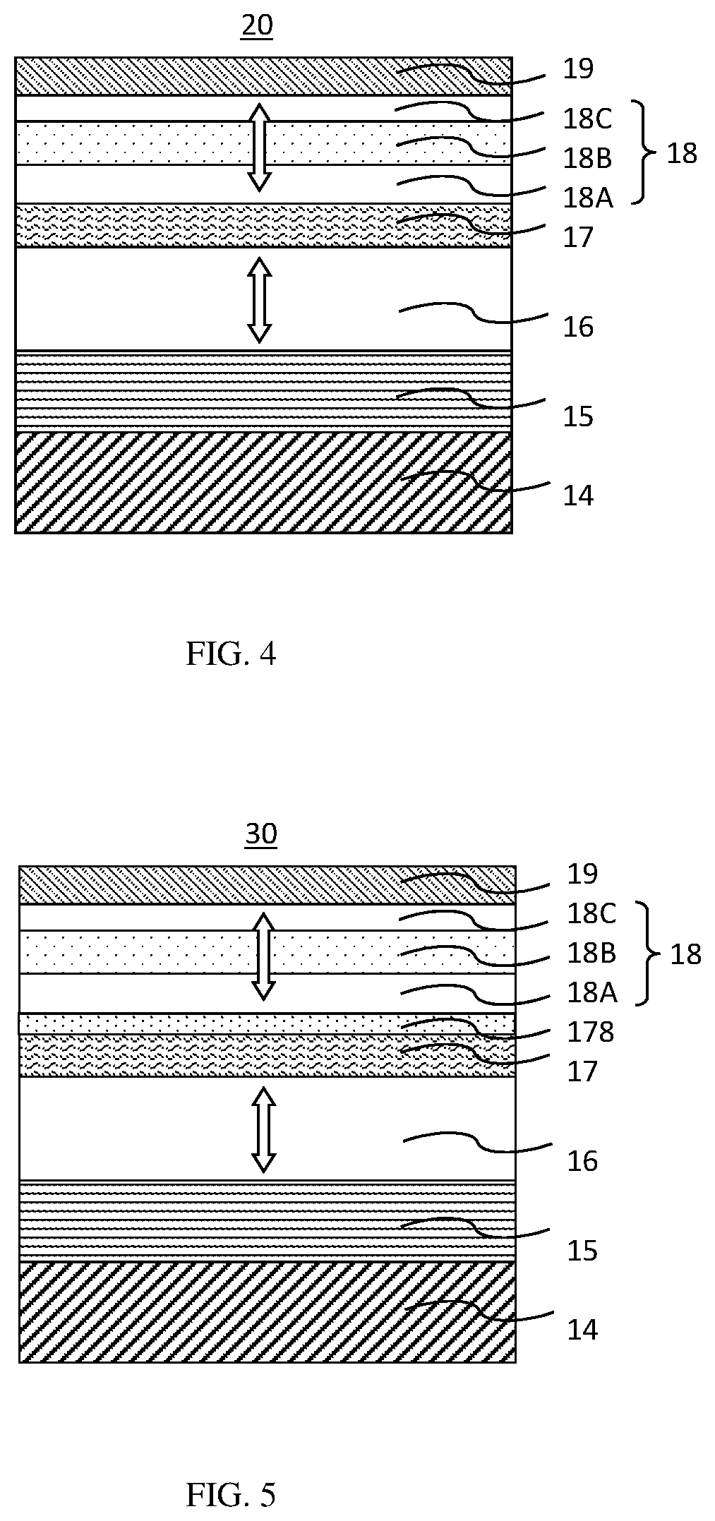 Magnetoresistive element having a composite recording structure