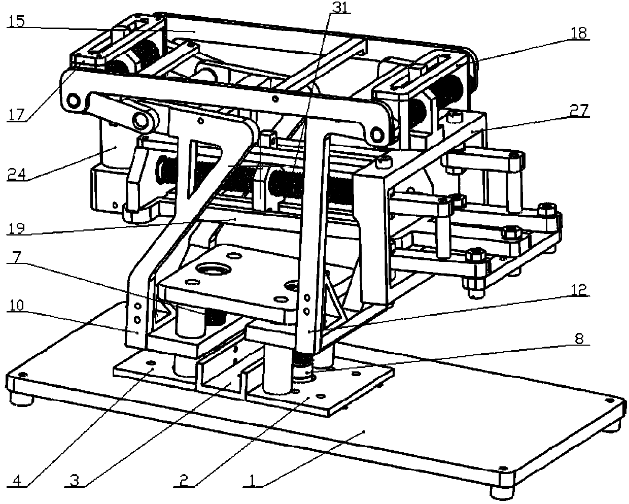 Nuclear magnetism compatibility surgical robot based on screw drive