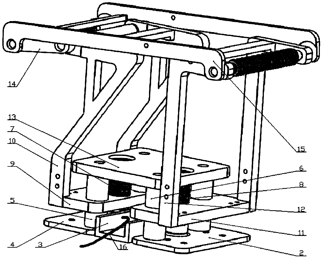 Nuclear magnetism compatibility surgical robot based on screw drive